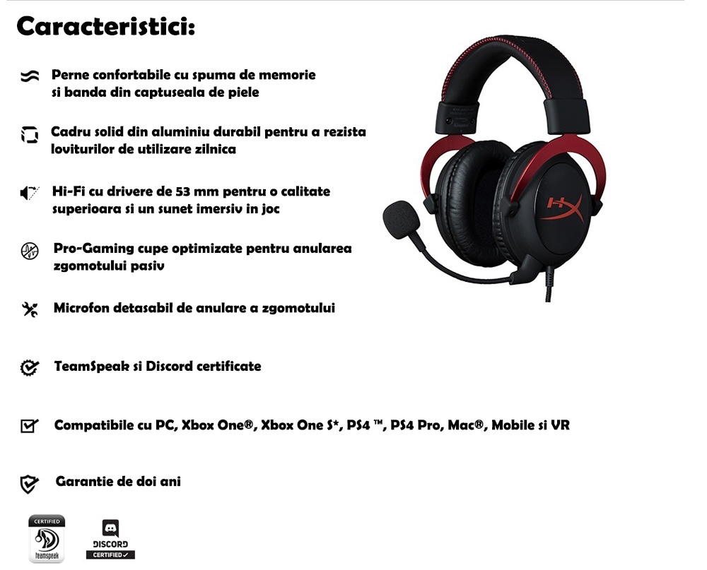 Hyperx cloud 2 discount pret